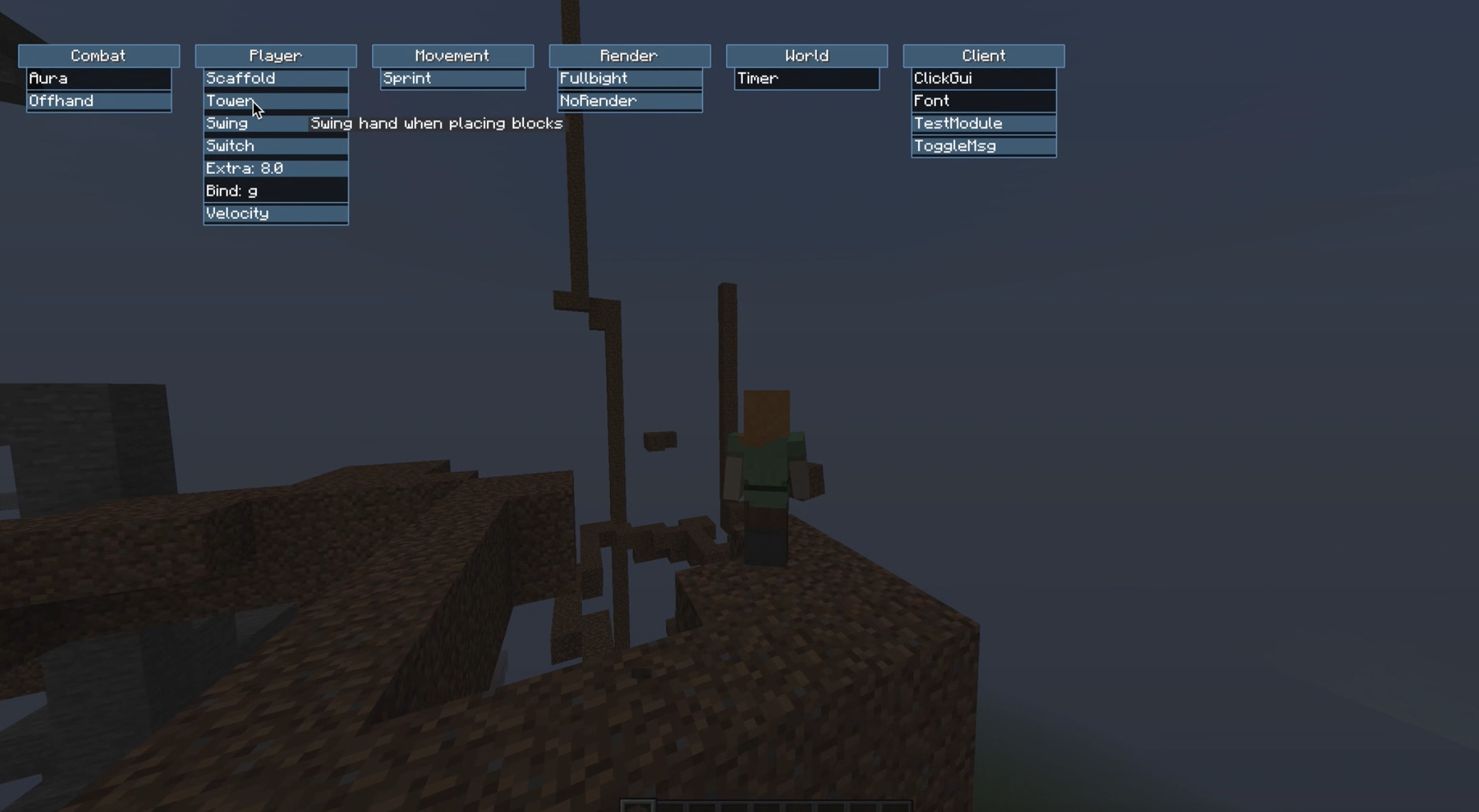 Qubit Minecraft Client